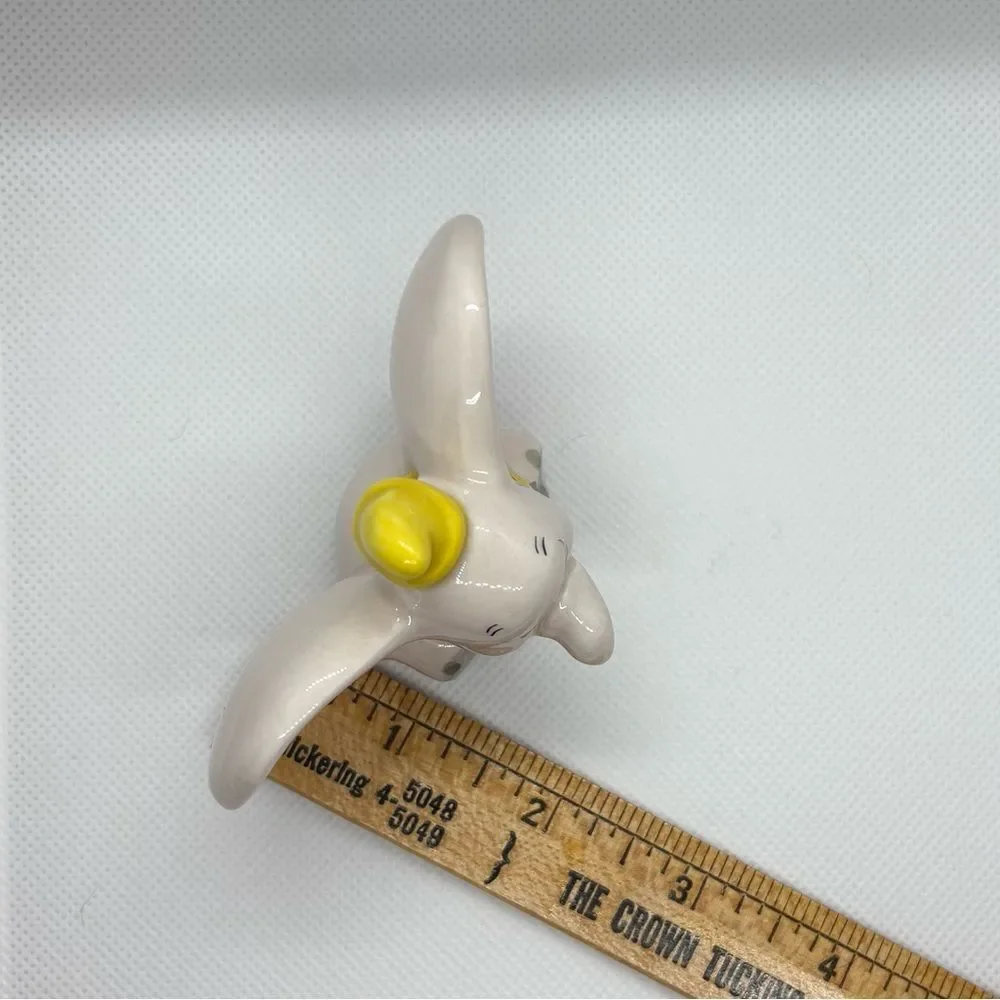 Vintage Disney Ceramic Dumbo the Elephant Collectible Figure approx. 2.5” tall